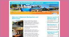 Desktop Screenshot of blenheimbackpackers.co.nz